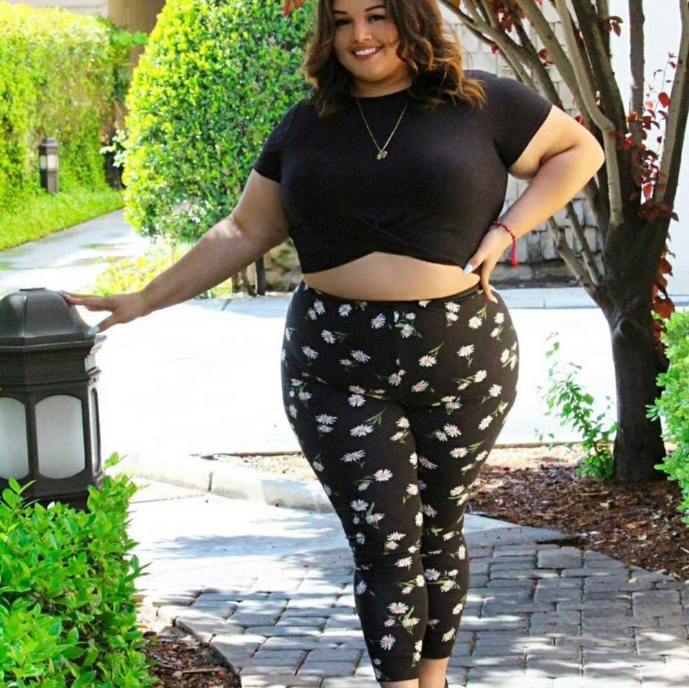 Days off Daisy Print Leggings